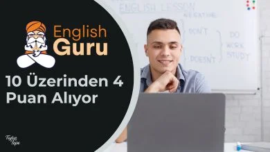 English Guru uygulaması 10 üzerinden 4 puana layık görülüyor