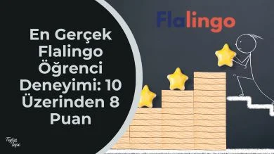 Flalingo deneyen 10 öğrencinin yorumları ve puanları