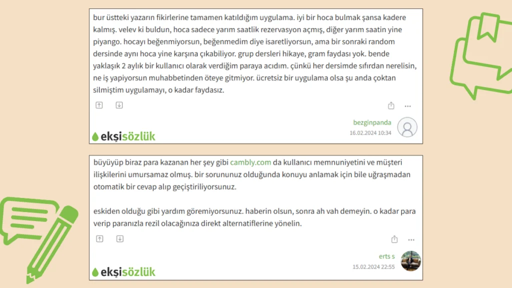 En İyi Online İngilizce Kursları-Cambly Ekşi