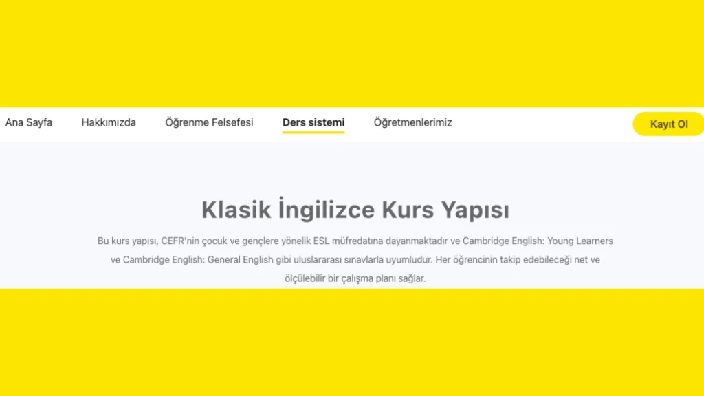 51Talk ders sistemi